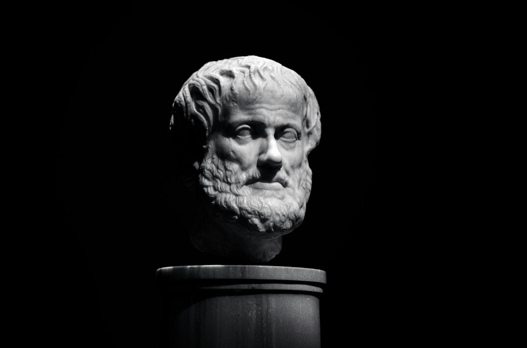 ancient greek philosopher statue